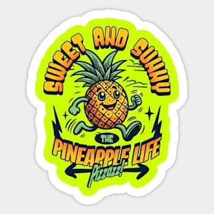 Pineapple summertime Sticker